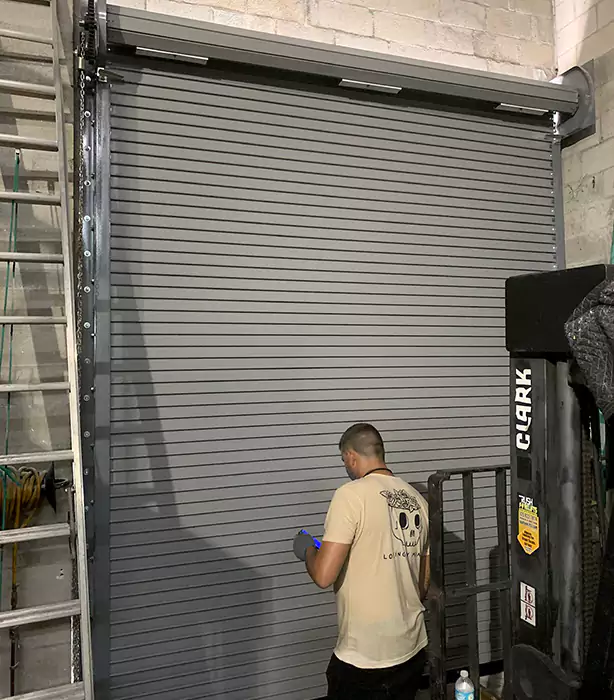 commercial garage door installation Weston