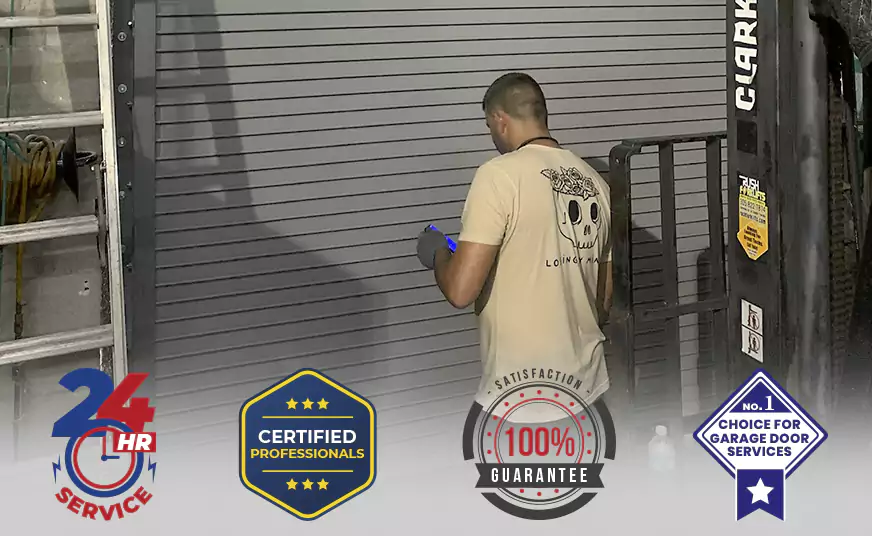 Garage Door Bottom Panel Repair in Weston, FL