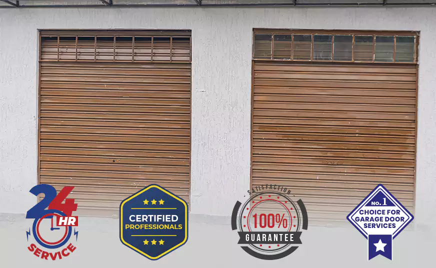 Residential Wood Roll Up Garage Doors in Weston, FL