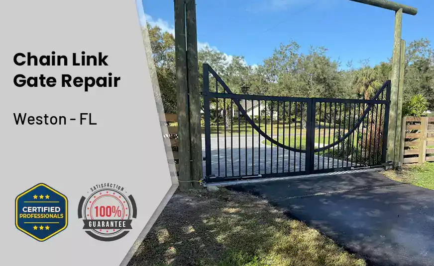 Chain Link Gate Repair Weston - FL 