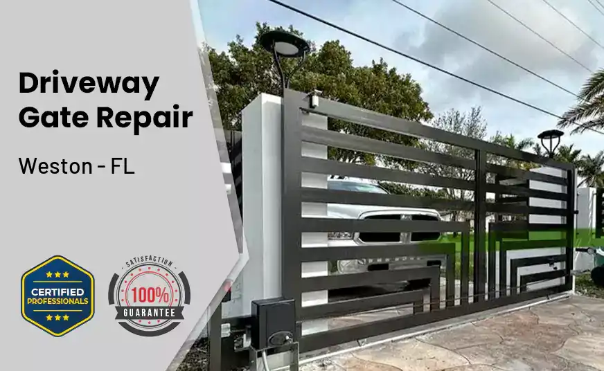 Driveway Gate Repair Weston - FL 