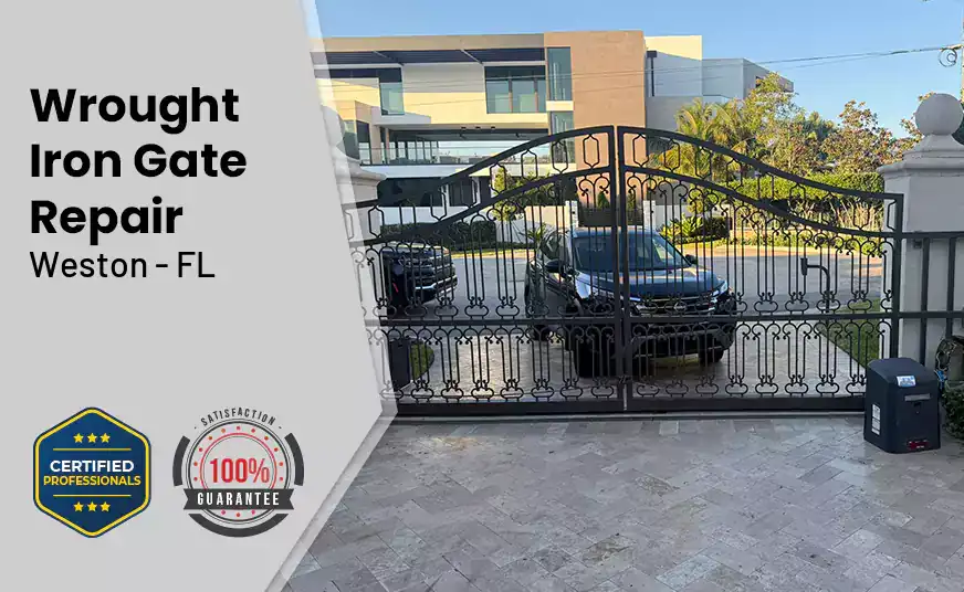  Wrought Iron Gate Repair Weston - FL 